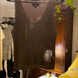 NEW TOPSHOP Chain Link Shirt